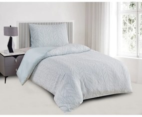 Lenjerie de pat verde din jacquard pentru pat de o persoană 140x200 cm Florida – My House