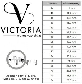 Victoria Set de inele 2 piese de culoare auriu și argintiu