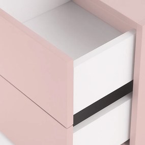 Boxie 2 sertare dulap de perete 40x40x37 cm roz
