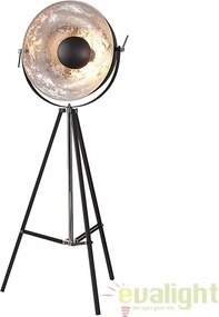 LAMPADAR deosebit in stil RETRO BIG Studio negru/ argintiu A-36562 VC