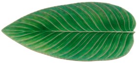 Tavă pentru servire din gresie ceramică Costa Nova Riviera, 40 x 17 cm, verde