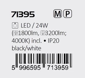 Plafoniera LED moderna Twisterra