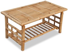 vidaXL Măsuță de cafea din bambus, 90 x 50 x 45 cm