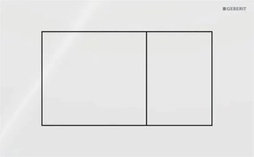 Clapeta de actionare Geberit Sigma40 Slim alb finisaj lucios
