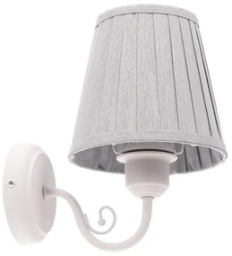 Lampă de perete FIREZ 1xE27/40W/230V alb/gri