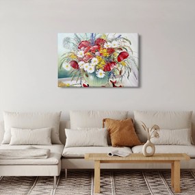 Tablou - Vază cu flori sălbatice (90x60 cm)