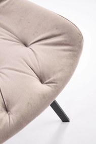 Scaun K519 velvet bej