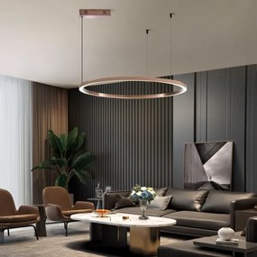 Immax NEO 07327L - lustră LED reglabilă pe cablu FINO 55W/230V 80 cm aur roz Tuya + telecomandă