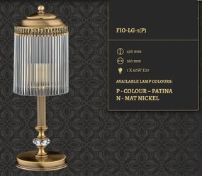 Veioza design clasic realizata manual Fiore