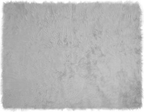 vidaXL Covor din Lână Faux Tafalla Gri 240 x 340 cm Poliester