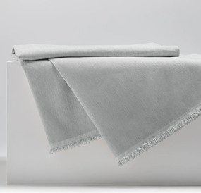 Cuvertură gri deschis din janilie 220x240 cm Talo – Filumi