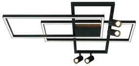 Lustra LED design modern geometric cu 4 spoturi Erick