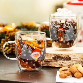 Pahare termo 4Home Mug Santa Hot&Cool 270 ml,2 buc.