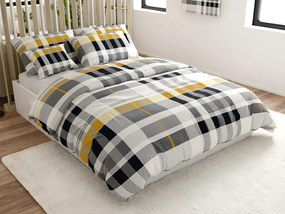 Lenjerie de pat din microfibra GREY LINE gri Dimensiune lenjerie de pat: 70 x 90 cm | 140 x 200 cm