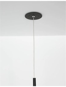 Lampa LED podea incastrabila in tavan design modern deosebit ELETTRA negru