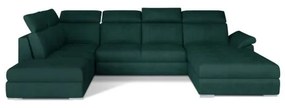 Colțar Evanell 336cm verde