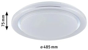 Plafonieră dimabilă LED RGBW/38,5W RAINBOW 230V Paulmann 70547 + telecomandă