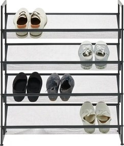 Pantofar MENOLA, negru, metal, 72x30x80 cm