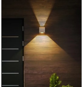 Globo 34168SA - Aplică de perete LED pentru exterior VERONIKA, 2 x 3W, 230V, IP54