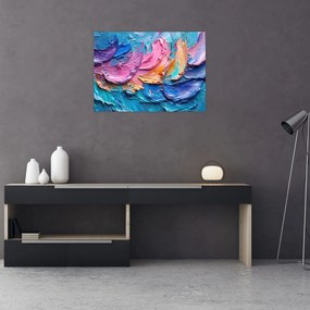 Tablou pe sticlă - Pictură în ulei (70x50 cm)