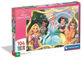 Prințesele Disney Puzzle de 104 piese Clementoni