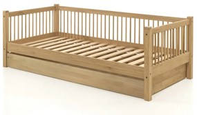 Set FORREST OAK format dintr-un Pat copii cabină (90 x 200 cm) și un Pat copii extensibil.