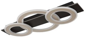 Plafoniera LED slim MDF maro JAYDEN
