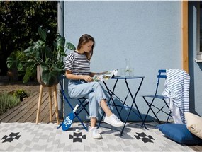 Set mobilier de grădină Bonami Essentials Retro, albastru închis