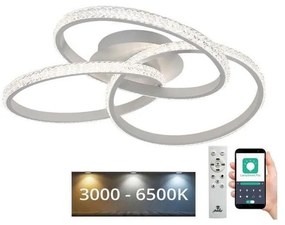 Brilagi - Lampă LED dimabilă de tavan COSMOWAVE LED/70W/230V 3000-6500K + telecomandă