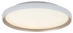 Plafoniera LED CCT, diametru 40cm, Alb-Auriu, ZB-25185