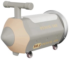 Masinuta cu Functie de Trotineta Fara Pedale Pentru Copii NOVOKIDS™ My First Pencil Car, Cu Melodii si lumini, Maxim 25 Kg, Roti cu rotire 360 grade,
