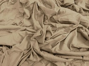 Cearsaf Jersey EXCLUSIVE bej 90 x 200 cm
