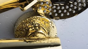 ARNIKA Baterie pentru Cadă, Montare pe Perete finisaj auriu BQA_Z10N