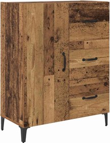 vidaXL Bufet cu sertar Lemn vechi 69,5 x 34 x 90 cm Lemn compozit
