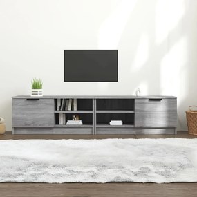 817120 vidaXL Comodă TV, 2 buc., Sonoma gri, 80x35x36,5 cm, lemn prelucrat