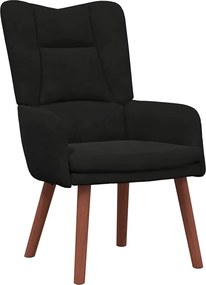 vidaXL fotoliu Negru 63 x 67 x 94 cm Catifea