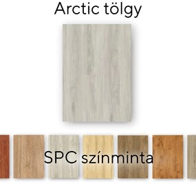 Mostră/Bucată Pardoseală Vinil SPC Leziter Stejar Arctic