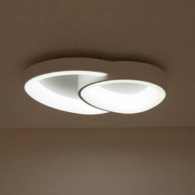 Plafoniera LED CCT cu telecomanda AREA 2 alb