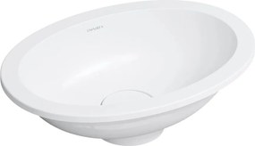 Lavoar sub blat Omnires Shell M+ finisaj alb mat 45 cm