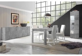 Comodă SERIAN, gri beton