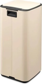 Coș de gunoi bej cu pedală din oțel 30 l Bo – Brabantia