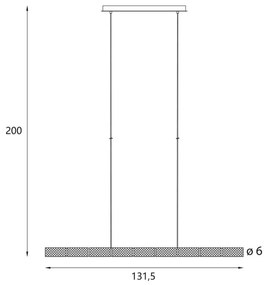 Lustra moderna suspendata LED Love 37W