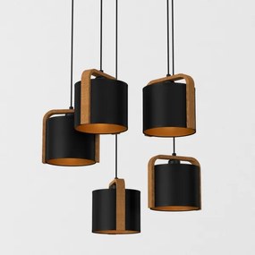 Lustră pe cablu JONKO 5xE27/60W/230V