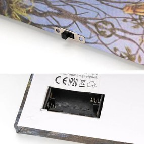 Pictură pe perete Sunset Canada, 4 LED-uri, 40 x 60 cm