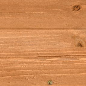 Outsunny Jardinieră dreptunghiulară din lemn pentru grădină, de suspendat, cu 2 cârlige 91 x 18 x 16,5 cm maro | Aosom Romania