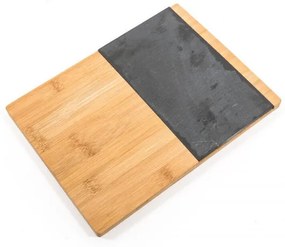 Tocator din bambus cu artezie, Mercury, 30x22x1.5 cm
