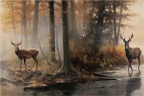 Tablou - Vintage pictura wildlife (90x60 cm)