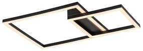 Plafoniera LED design geometric Heleth 48x33cm