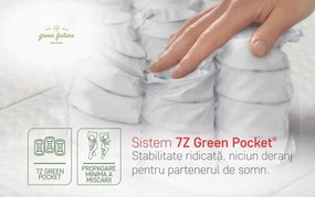 Saltea ortopedica Hotel Line Deluxe Memory Pocket 120x200 cm, H 30 cm