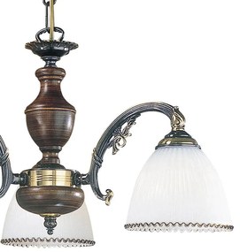 Lustra rustica suspendata cu 3 brate design italian 3800